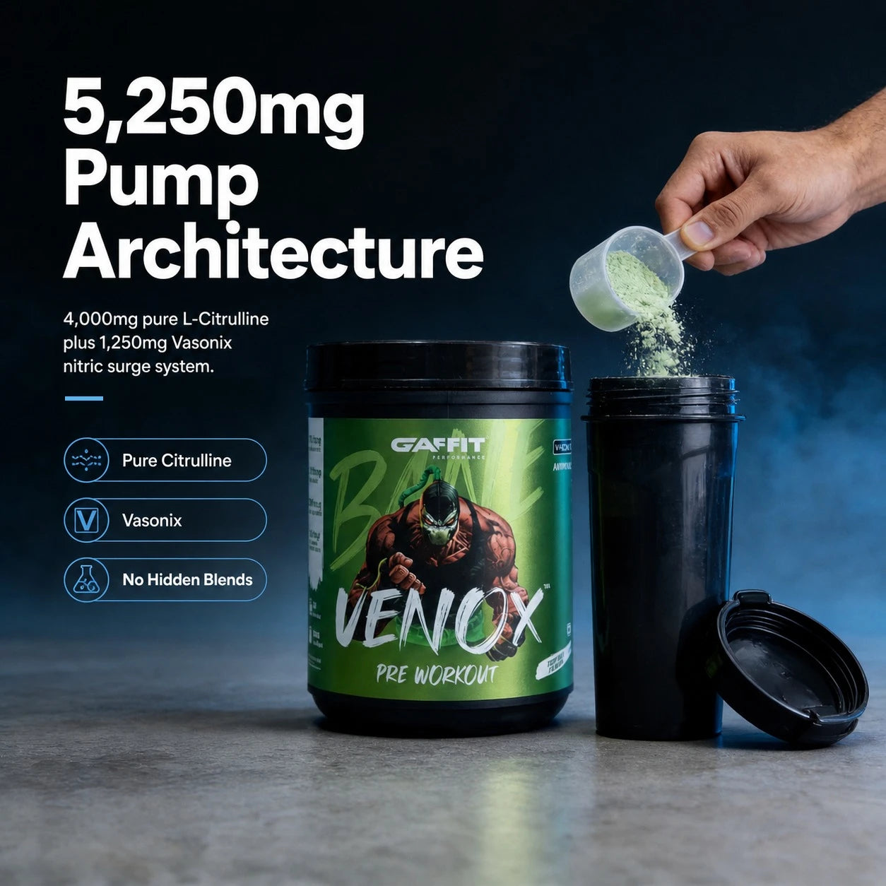 Gaffit Venox product creative